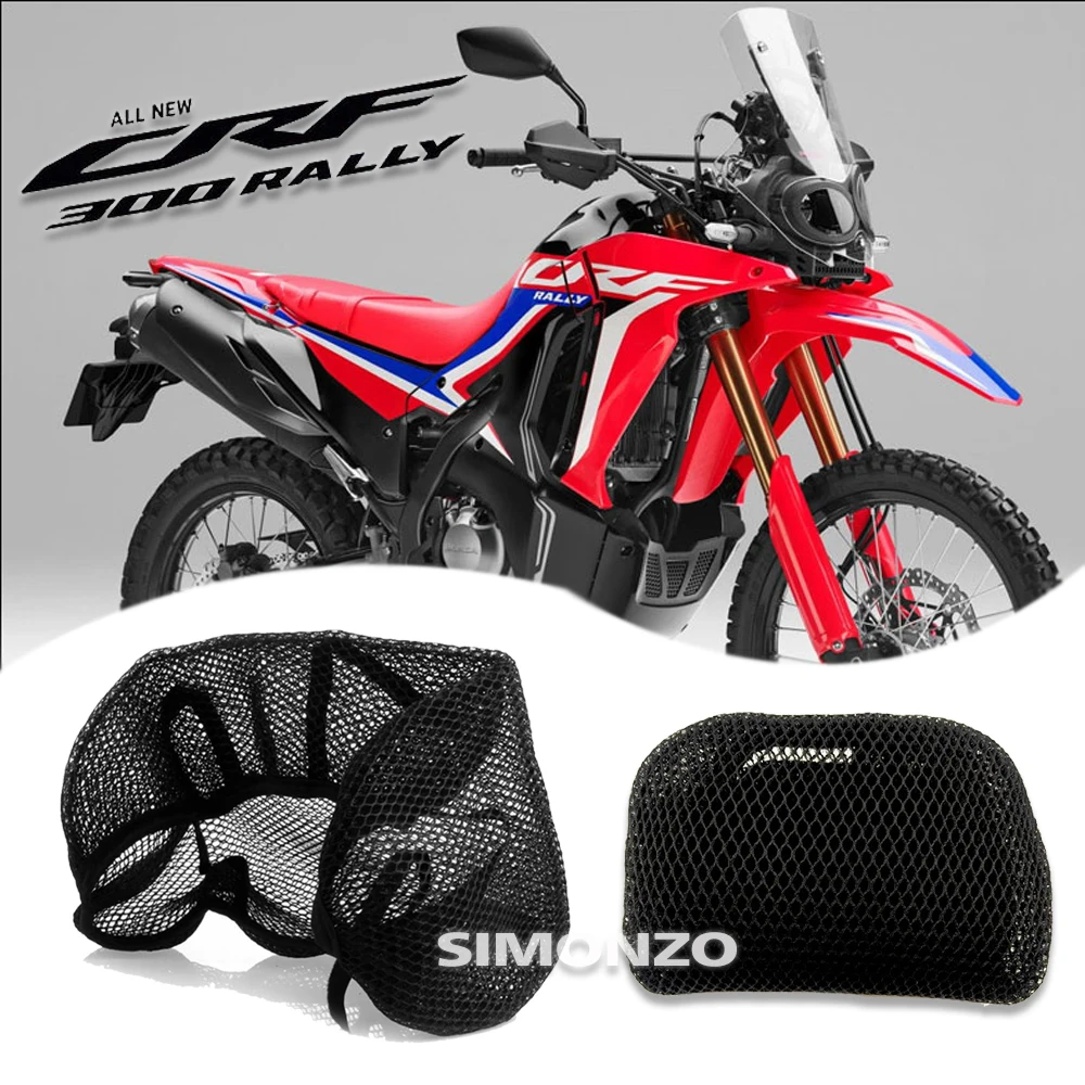 

Fits CRF300L Rally Motorcycle Protecting Cushion Seat Cover For Honda 2021 3D Fabric Saddle Seat Cover CRF 300L RALLY