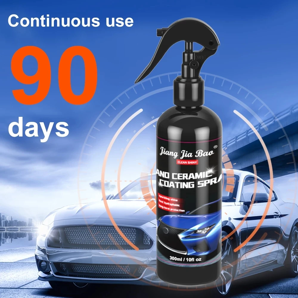 Ceramic Car Coating Nano For Paint Care 3 In 1 Crystal Wax Spray  Hydrophobic Polymer Detail Protection Maximum Gloss Shine - AliExpress