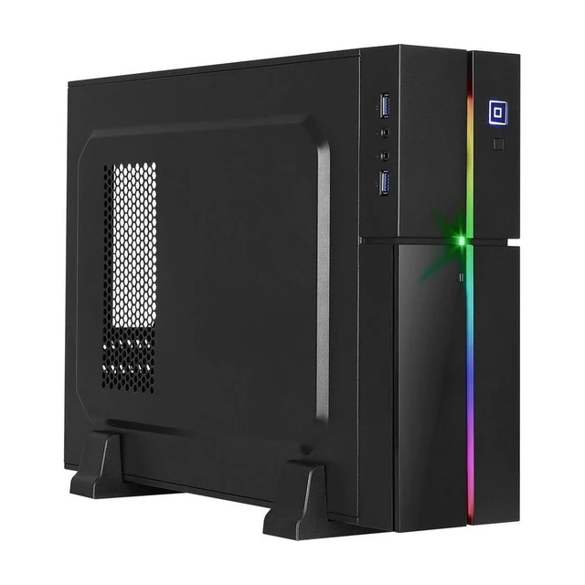 Компьютерный корпус AeroCool Playa Slim, mATX, mini-tower, без БП, черный -  AliExpress