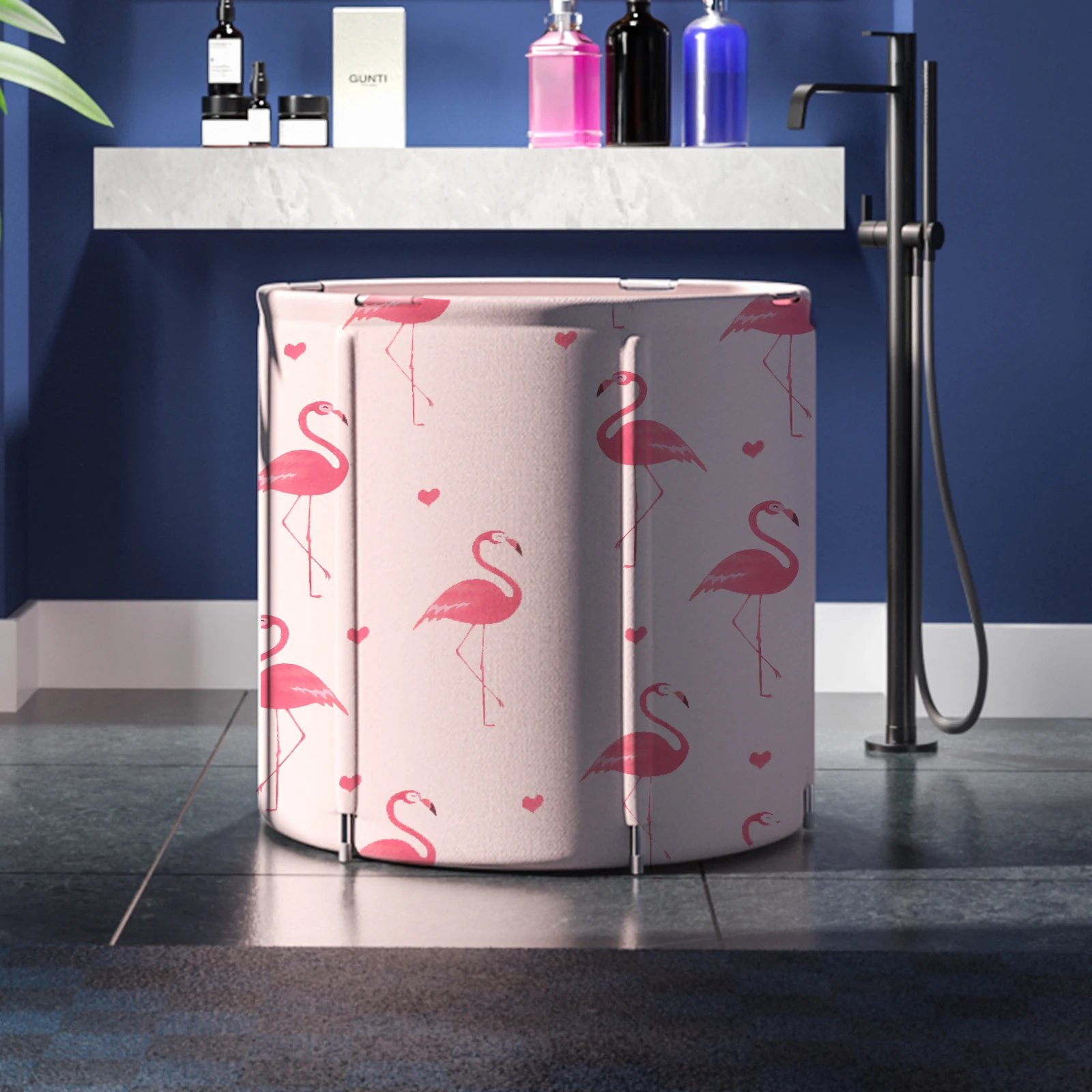 GAPPO Foldable Bathtub SPA Tub Soaking Standing Bath Efficient maintenance of temperature Ideal for Hot bath ice bath