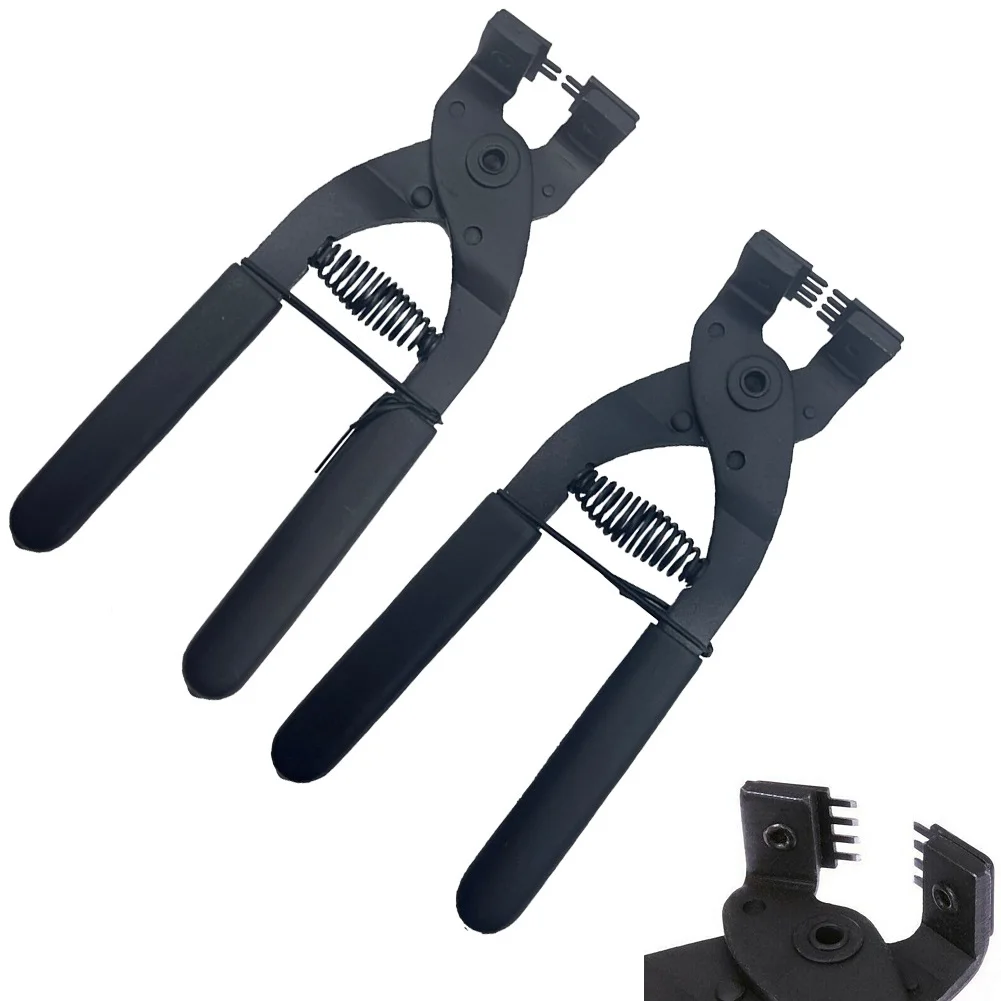 

2/4 Teeth Leather Piercer Leather Craft Hole Punch Tools Hand-Held Silent Pliers Diamond Sewing Stitching Chisel Pricking Iron