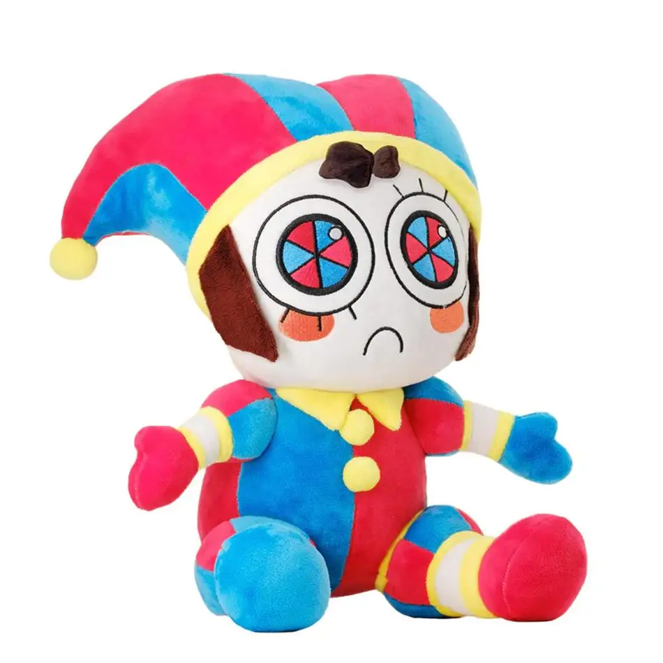 thumbnail image 1 of The Amazing Digital Circus Pomni Jax Plush Toy Anime Cute Theater Rabbit Doll StuffedCartoon Clown Christmas Kids Gifts, 1 of 4