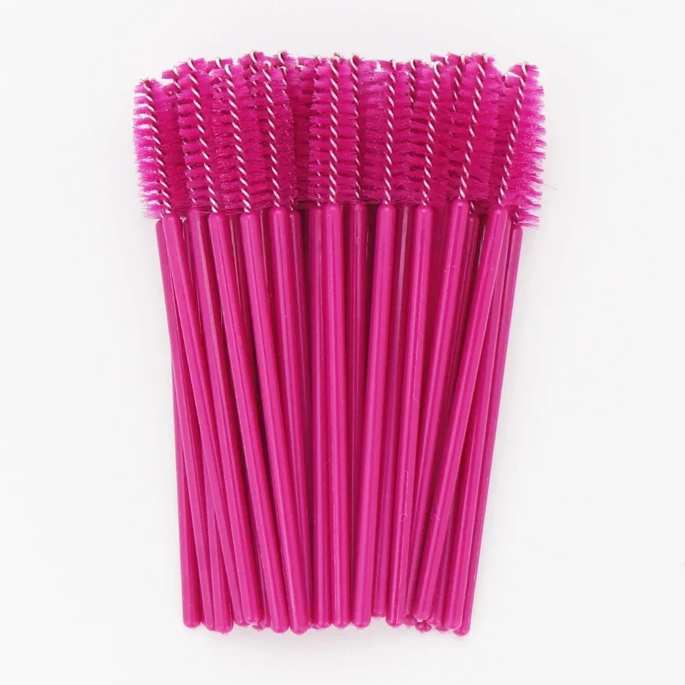 50/500pcs Disposable Eyebrow Eyelash Brushes Wands Eyelash Spoolies Applicator for Eyelash Extension Makeup Tool Wholesale