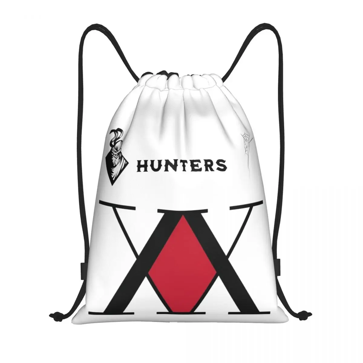 

Hunter X Hunter Hisoka ALphabet 12 Hot Sale Drawstring Bags Gym Bag Knapsack Comfortable Backpack Funny Novelty