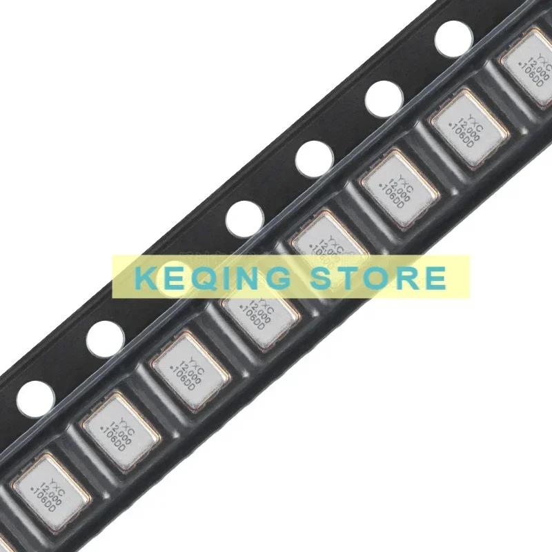 50PCS 3225 칩 활성 크리스탈 12MHz ±20ppm 1.8V3.3V OT322512MJBA4SL