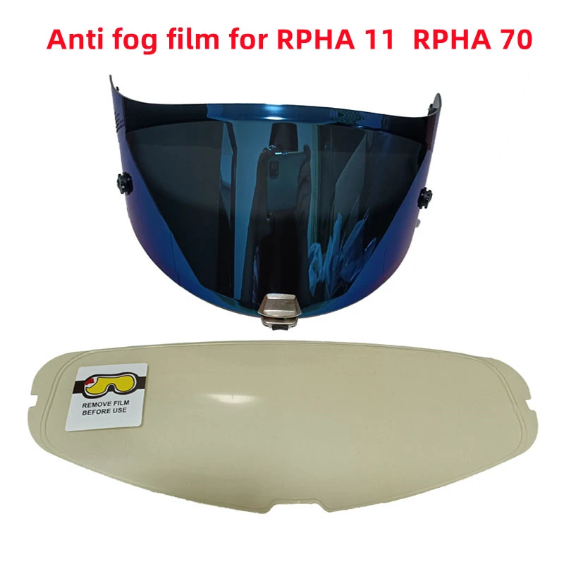 Motorcycle Helmet Visor Lens Anti Fog Films Clear Sticker for HJC RPHA