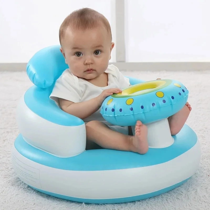 Baby Sitting Chair Inflatable Seat 3-36 Month Built in Air Pump