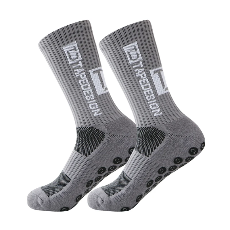 Anti-slip Football Socks Men Women Non-slip Soccer Basketball Tennis Sport  Socks Grip Cycling Riding Socks 38-45