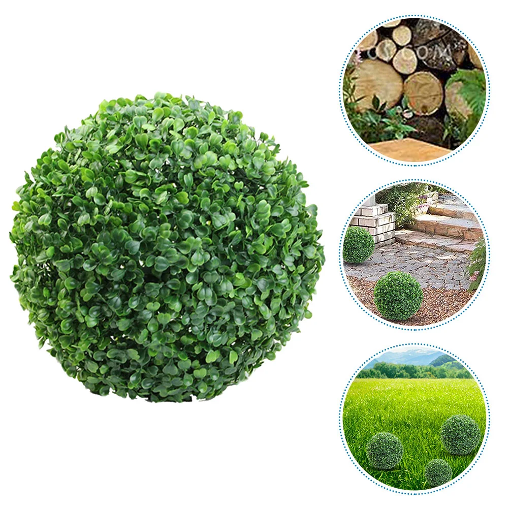 

Artificial Hanging Decor Ornament Ceiling Decorative Grass Balls Green Plastic Plant DIY House Plants
