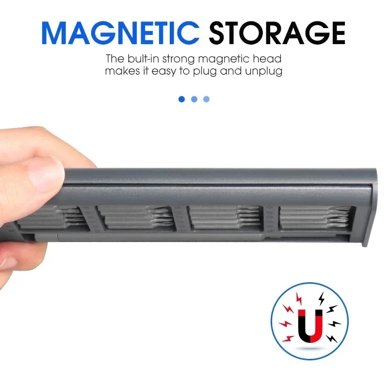 Enhanced Magnetic Precision Screwdriver Set - 25-in-1 Mini Pocket Repair Kit