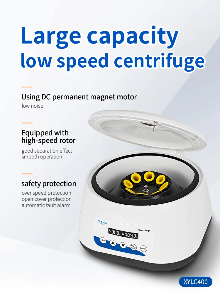 For Lab Centrifuge Machine Easy to Operate the Best Price High-performance Large Capacity Aluminum 7.7kg 45w