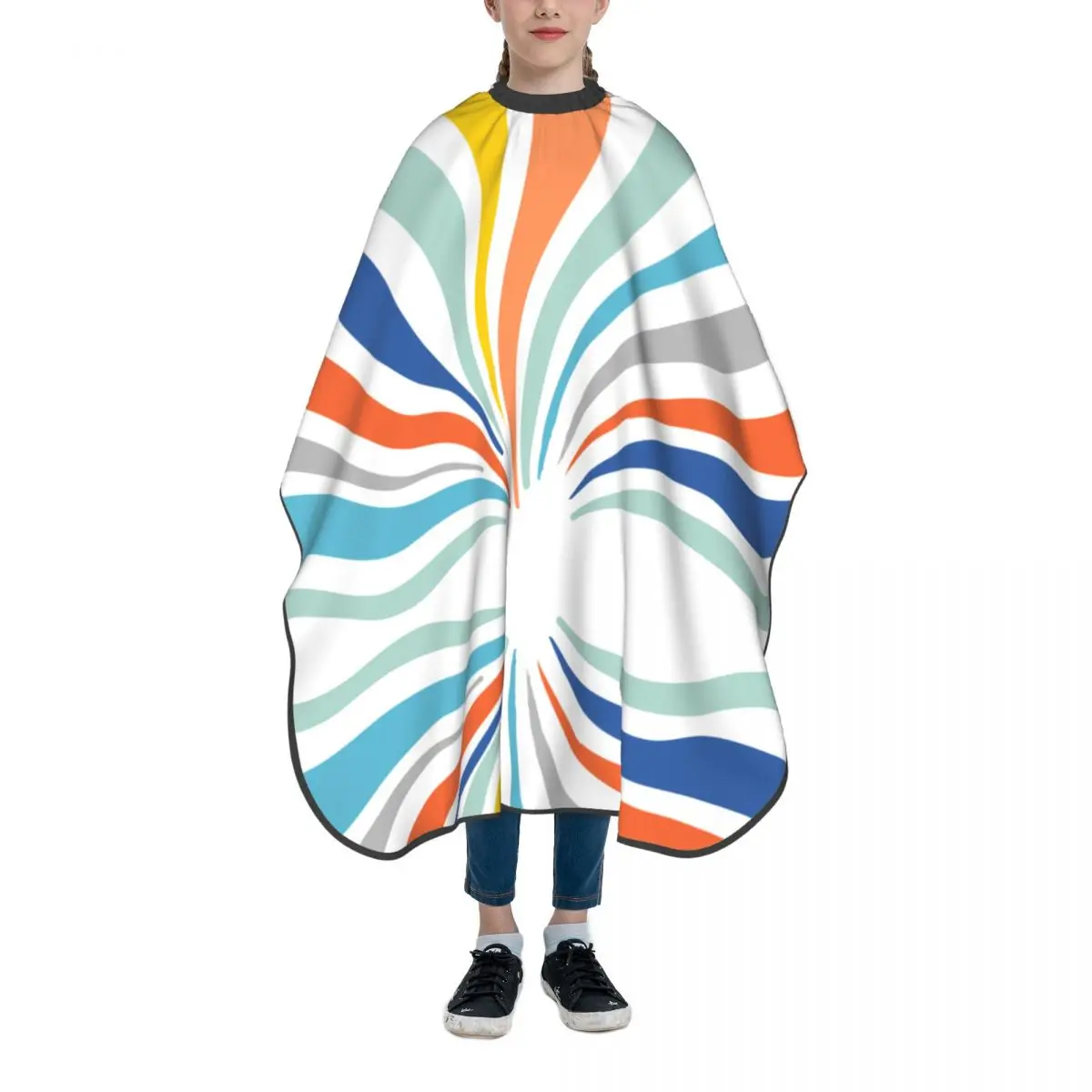 

Парикмахерская накидка для детей, профессиональная накидка для стрижки волос с регулируемой защелкой