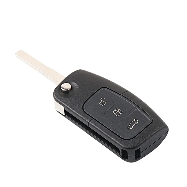 1Pc for Ford Focus Fiesta S-MAX folding remote control shell car chip key replacement shell