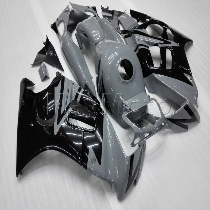 

Full fairing kits for CBR600F3 1997 1998 gray black CBR600 F3 97 98 ABS plastic motorcycle fairings