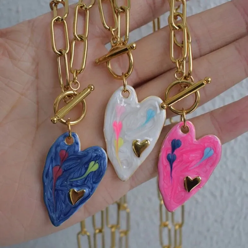 Sexy Floral Lace Two-Color Stitching Heart Decoration Adjustable Strap Design Set