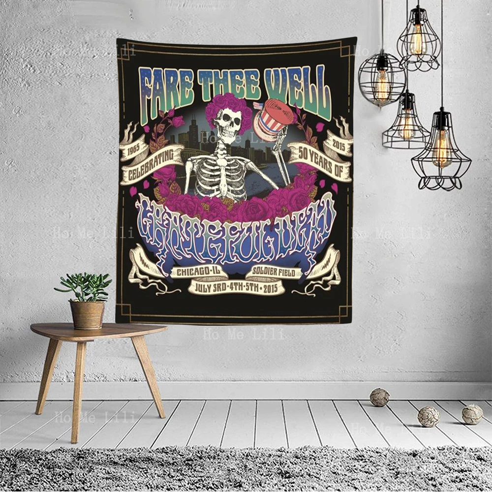 Благодарные мертвецы желают вам всего наилучшего 3 июля, 4 и 5 июля 2015 гобелен для декора спальни