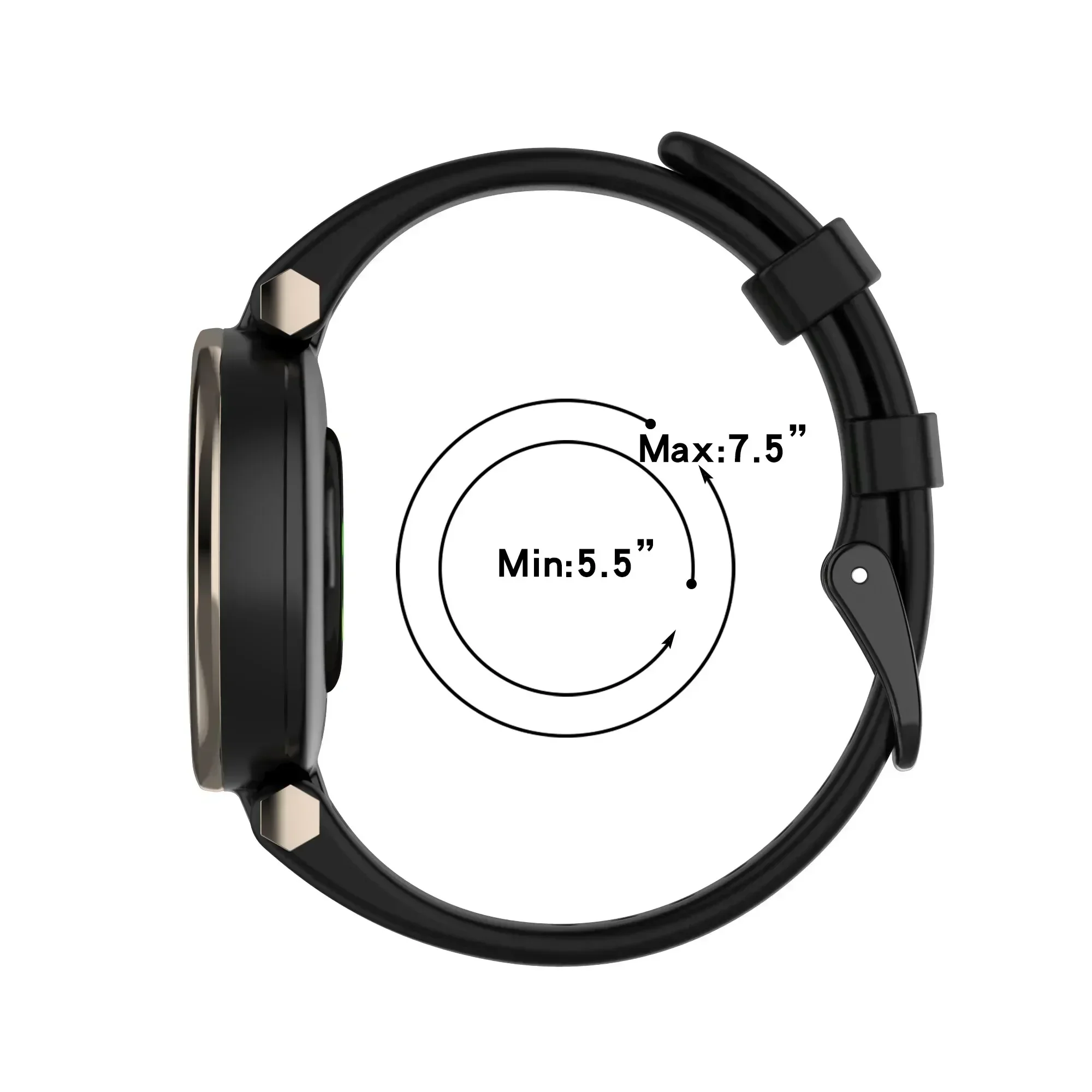 Sport Silicone Replacement Strap - Fashion Fitness Wristband
