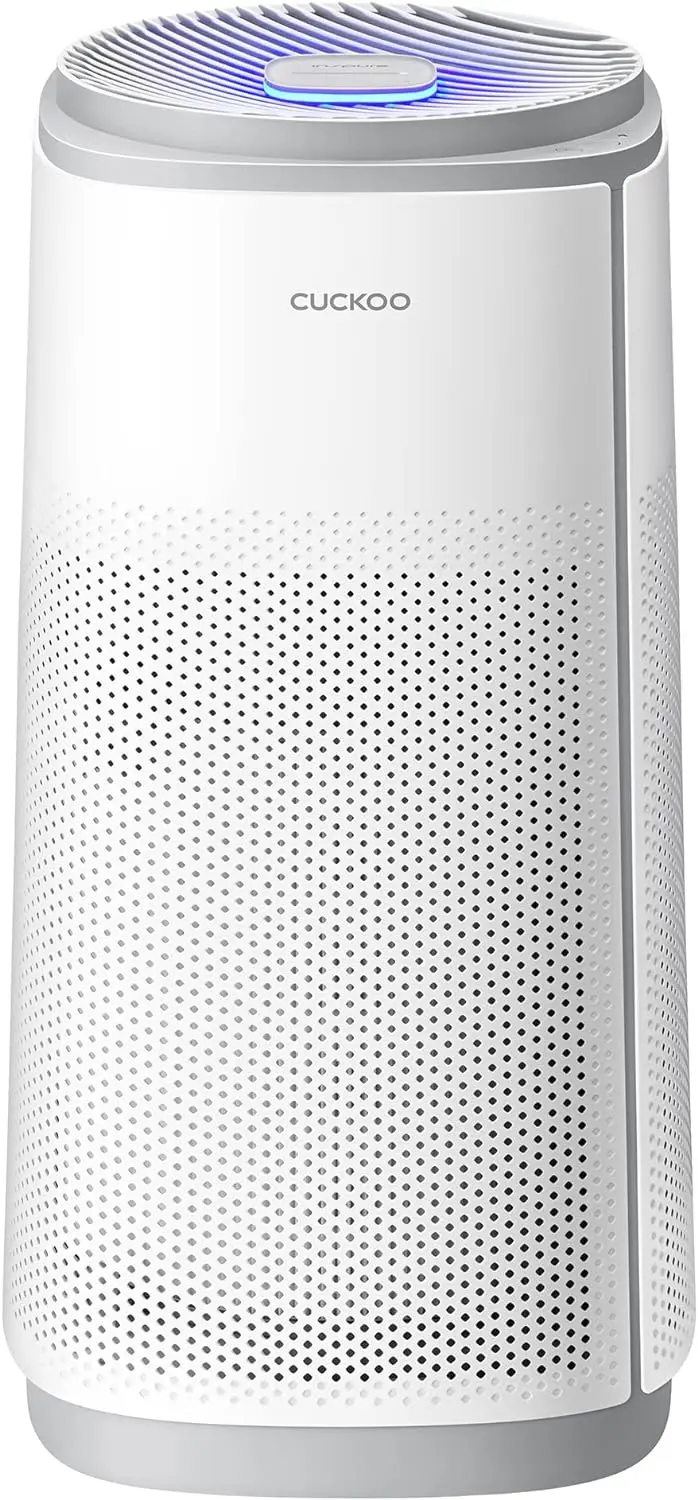 

Purifier with 5-Stage H13 True HEPA Filter for Large-Sized (470 sq. ft.) Rooms, UV-C, Activated Carbon Filters 99.97% Odors, Smo