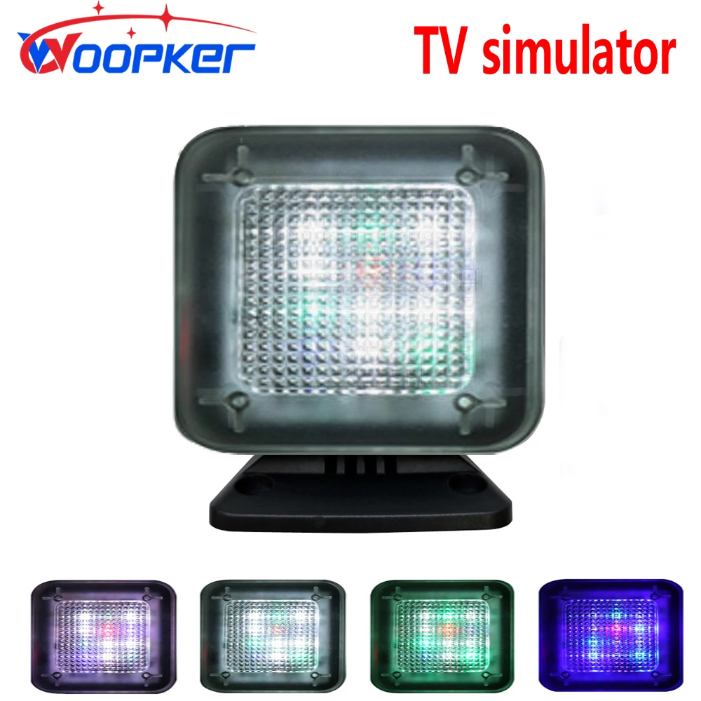 

Woopker LED TV simulator USB powered home anti-theft security device with anti-theft timer function TV simulator