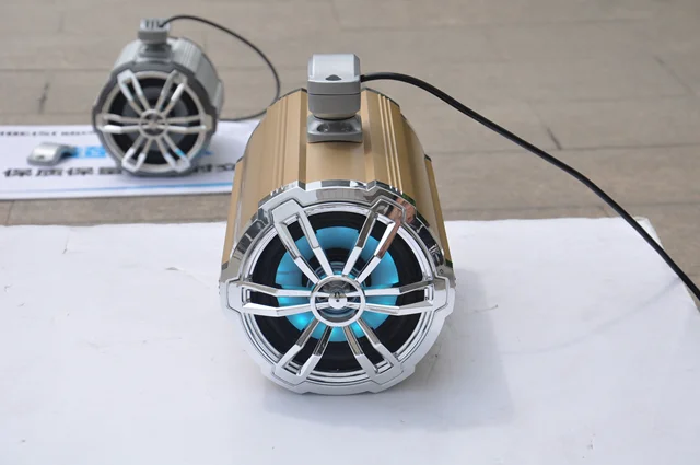 8'' Dual Speakers Pair Aluminum Alloy Audio Basket High SPL ATV/UTV Boat Marine Wakeboard Tower Speakers 12v 2