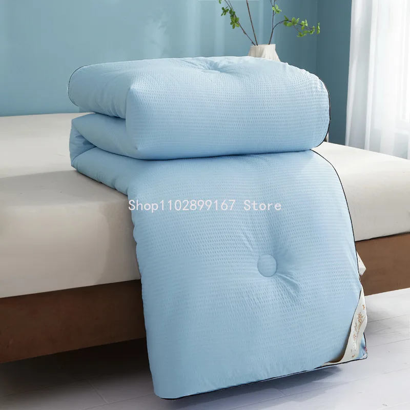

Luxury Cotton Quilts Winter Bedroom Quilting Duvets Thick Warm Printed Bedding Comforter Soft Blankets Bed Cover