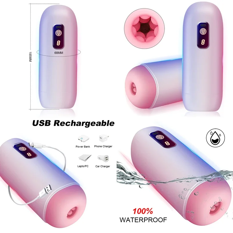 Tail Plug Masturbators Men Sucking Silicone Pussy Porn For Couple Big Simulator Gag Male Masturbation Goods Toys_voghion.com