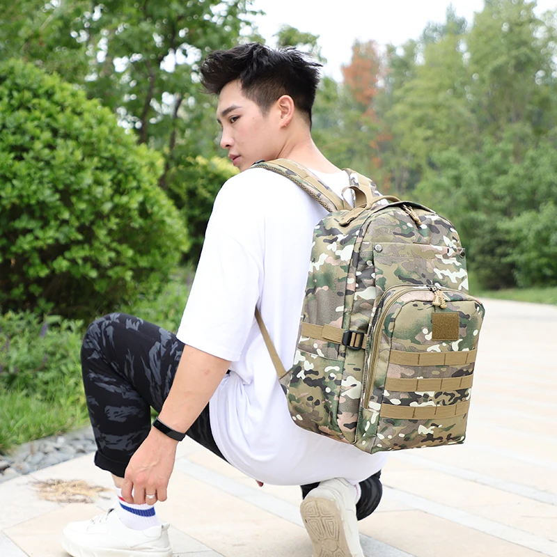 40L Military Tactical Bag Army Molle Backpack Camping Rucksack Travel  Outdoor Trekking Hunting Mochila Militar Large Capacity - Price history &  Review, AliExpress Seller - LANDKING Store