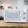 0.6 Cubic Foot Microwave with 6 Power Levels, Small Microwave with Grip Handle, 600W Countertop Microwave 6