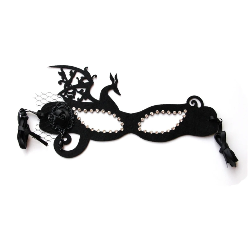 

Masquerade Mask Half Face Mask Halloween Party Mask Evening Prom Mask with Mesh Mask Mardi Gras Mask for Women