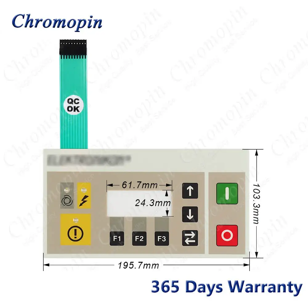 Interruptor de Teclado de Membrana para Atlas Copco Elektronikon 1900070004 1900 0700 04 1900070005 1900 0700 05 - Imagem 2