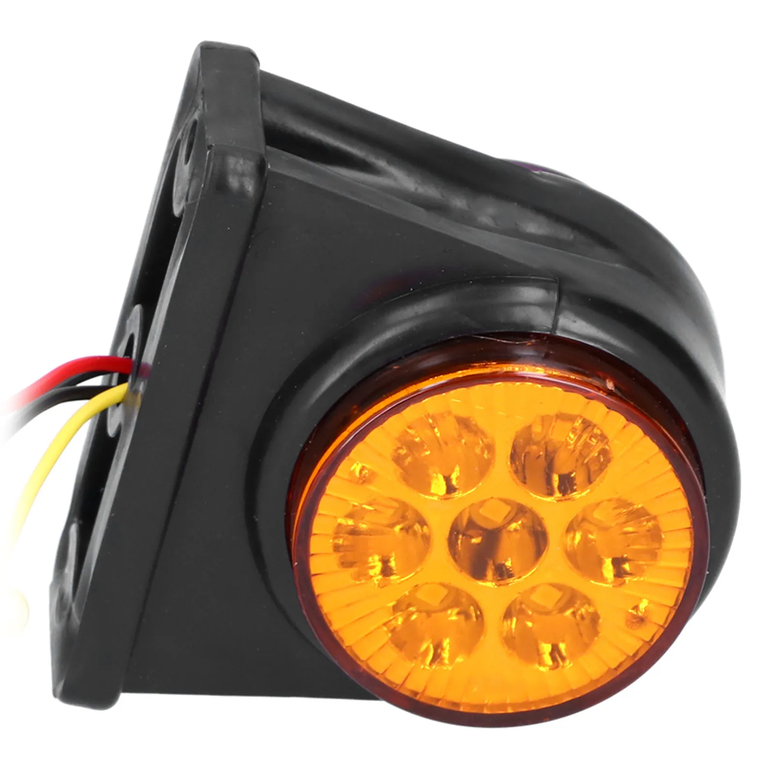 12?24V LED 사이드 마커 레드 옐로우 듀얼 컬러 사이드라이트 IP65 방수 자동차 트럭 트레일러 클리어런스 라이트