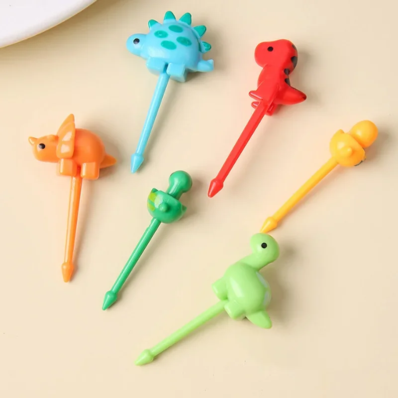 Cartoon Fruit Fork Food Appetizer Toothpicks 22pc/set