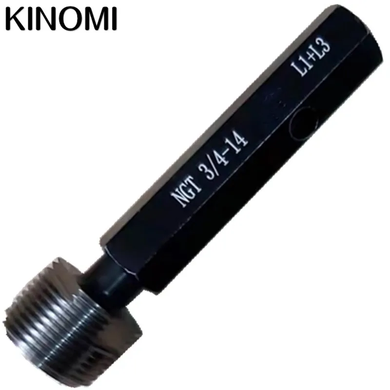 

NGT1/8, 1/4, 3/8, 1/2, 3/4 American System Screw Thread Plug Gauge Calibrator GO NOGO Precision Measuring Instruments Tools