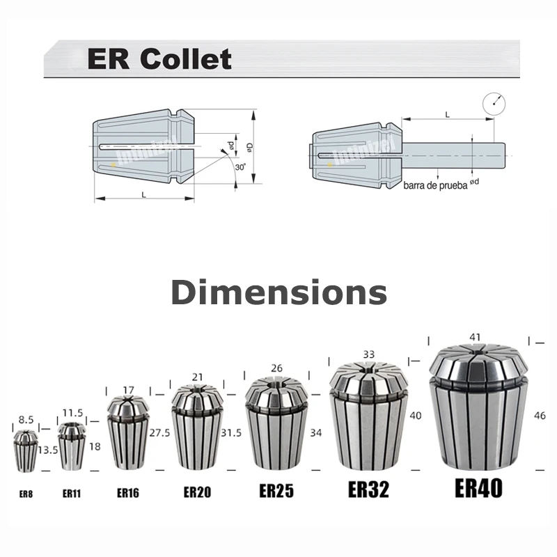 ER  ݸ ER40-3 4 5 6 7 8 9 10 11 12 13 14 15 16 17 26mm    0.008mm и  Ȧ
