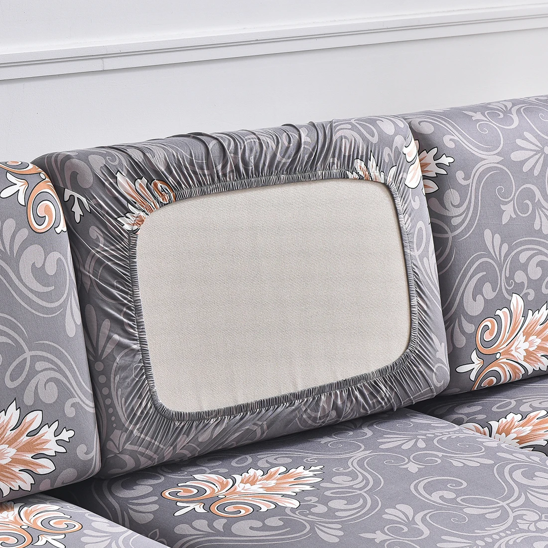 Polyester Printed Non-slip Stretch Sofa Slipcover for Home Decor and Furniture Protection