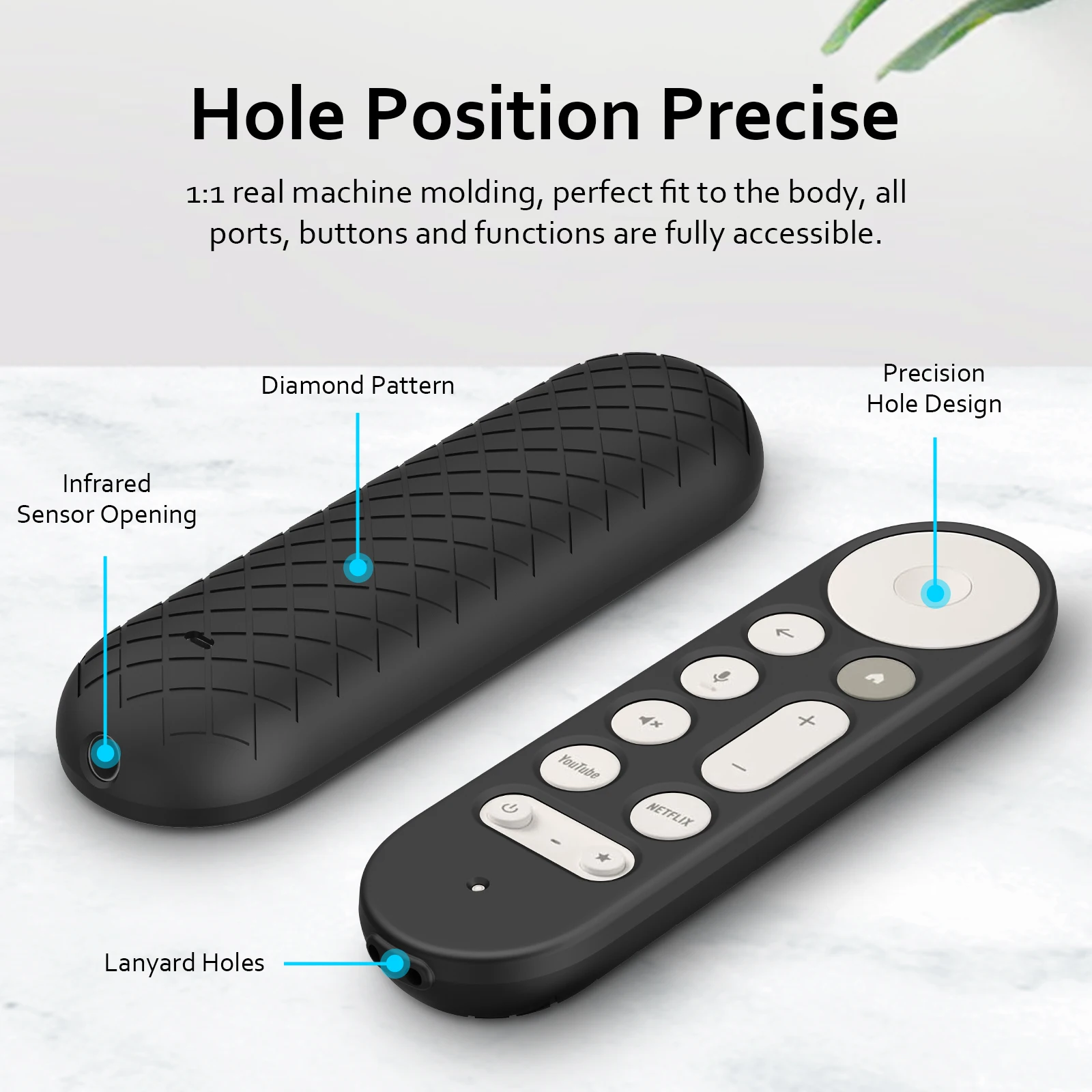 Case for Google TV Streamer 4K Remote, Protective Cover for Google Remote GY3LE, Silicone Case