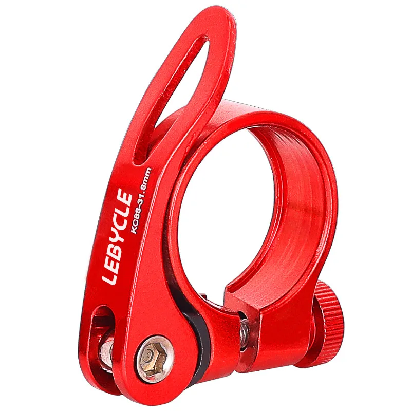 Bike Seatpost Clamp LEBYCLE MTB Road Bicycle Quick Release 28.6mm 31.8mm 34.9mm Clamps Part