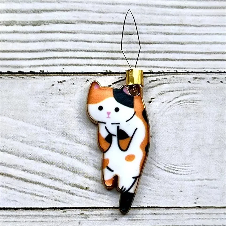 DPXWCCH Ago Minder Gatto Magnetico e Carino Smalto