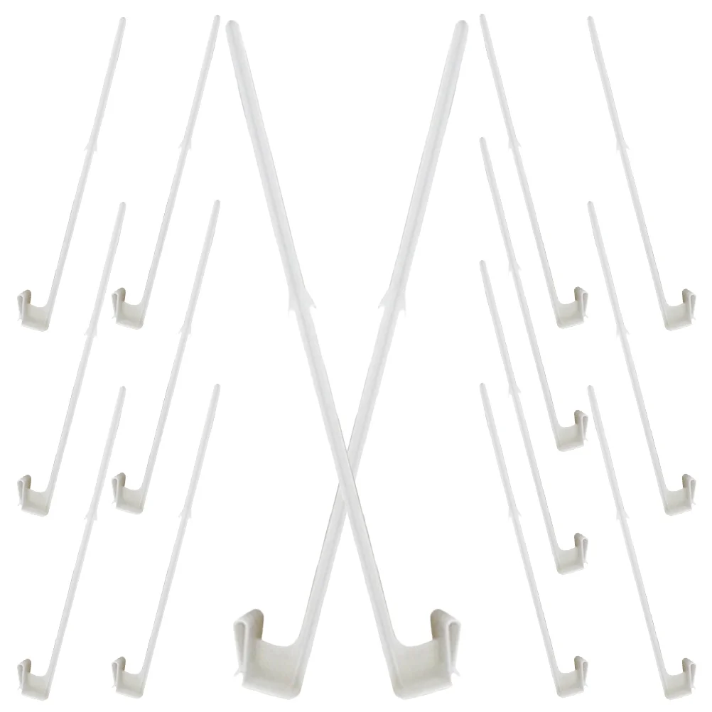 

15 Pcs Flagpole Stand Car Wear-resistant Vehicle Supply Travel Accessories Clip Designed Compact Plastic Removable Sturdy Rod