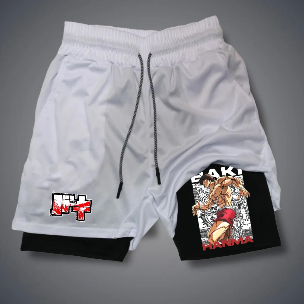 Pants Y2k Sportswear Gym Running Shorts Quick Dry Jogging Pant Fitness Shorts Double-deck 2 In 1 Short 3