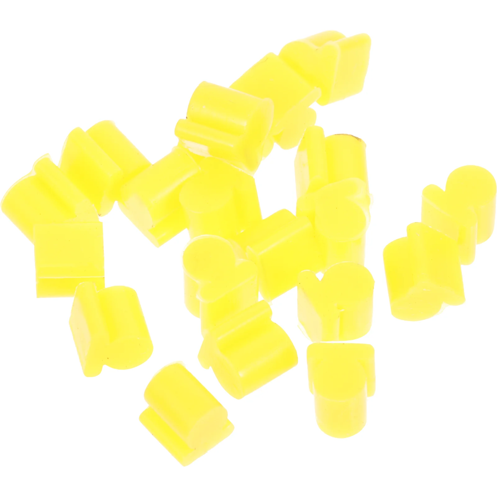 

20 Pcs Simple Musical Instrument Mute Pad Guitars Trombone Accessories Silica Gel Acoustic Bumper