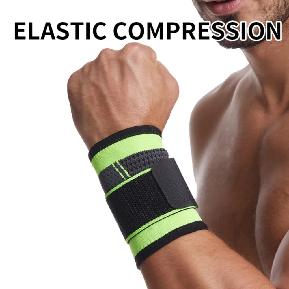 

1Pair Adjustable Soft Wristbands Wrist Support Bracers For Gym Sports Wristband Carpal Protector Breathable Wrap Band Strap Safe