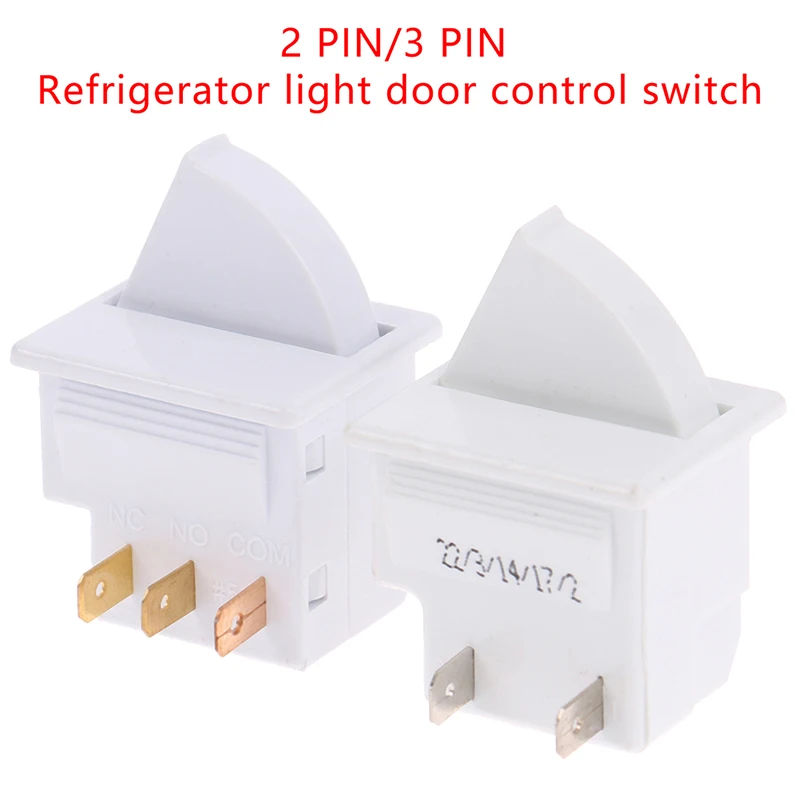 

2-pin/3-pin plug Refrigerator Door Light Switch Parts Control Lighting Compatible With Rongsheng Hisense Haier Refrigerator