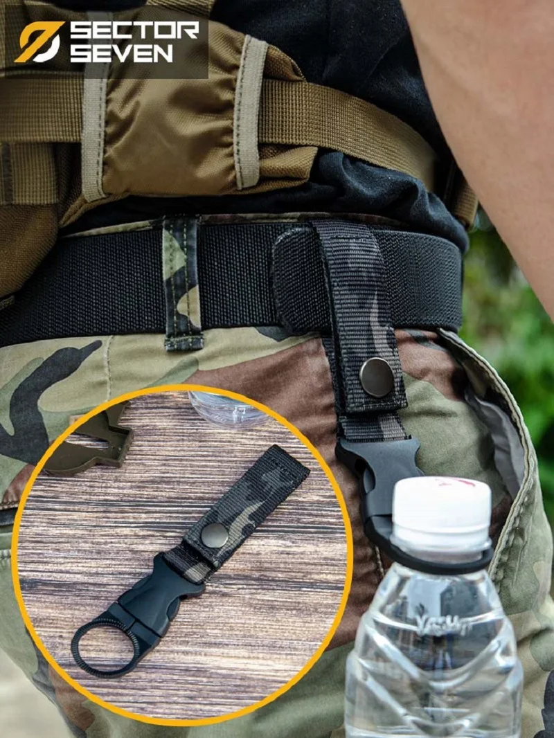 

Water Bottle Buckle, Outdoor Portable Mineral Water Beverage Bottle Buckle, Backpack Water Bottle Hook