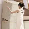 with Handle Clothes Storage Bins Clothes Organizer Large Capacity Quilt Storage Bag Foldable Dust-Proof Closet Storage Box 1