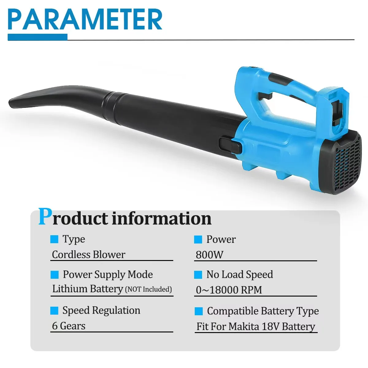    ǳ, ޴  ǳ,  ,  , ŰŸ 18V ͸, 6 , 18000RPM