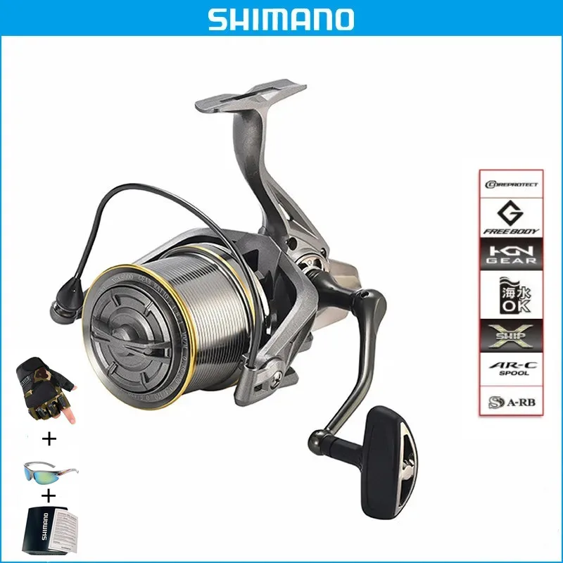 

NEW Shimano 8000 9000 10000 12000 14000 Series Long Casting Spinning Wheel 17+1BB Aluminum Alloy Spool 4.8:1 High Speed Fishing