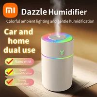 Xiaomi Colorful Humidifier Mini Car Desktop Sprayer Silent Aromatherapy Home Atmosphere Humidifier Nano Mist Timing Protection 1