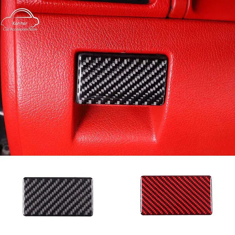 

For Hummer H3 2005-2009 Soft Carbon Fiber Car Parking Brake Panel Foot Brake Panel Decorative Sticker Car Accessories