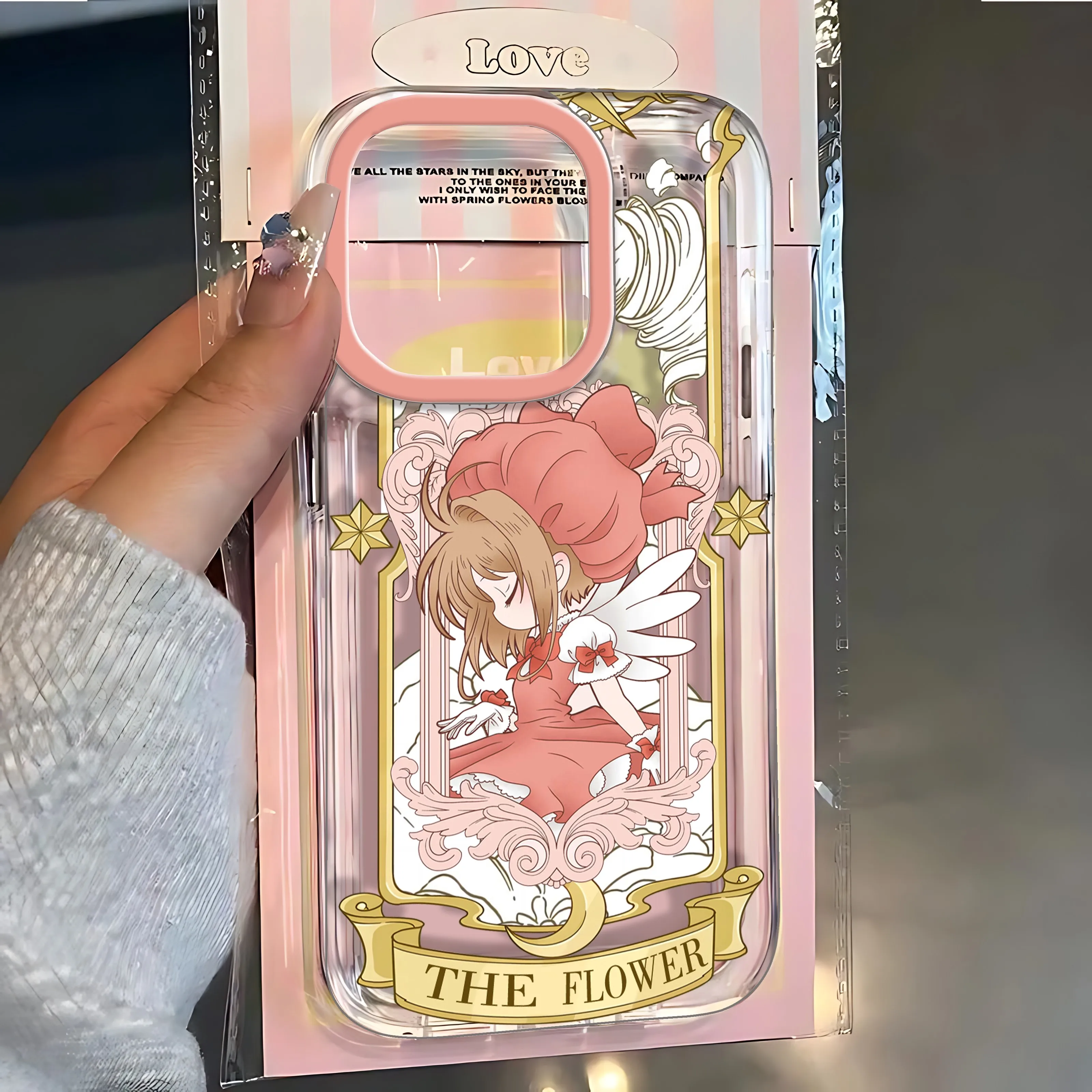 Card Captor Sakura Cartoon Clear Space Phone Case Cover